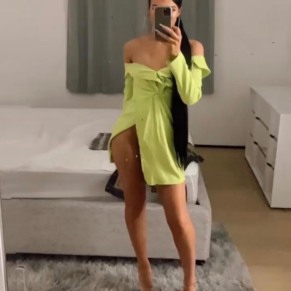 PrettyLittleThing Off Shoulder Dress